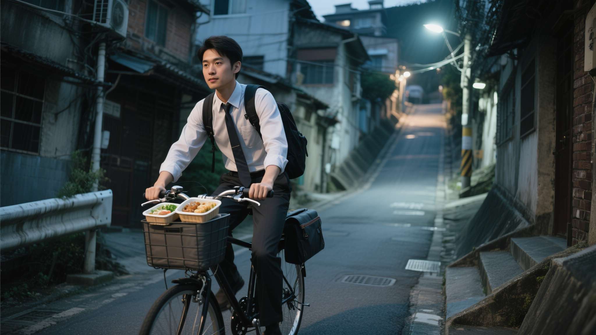 设想一个典型案例：某位居住在城郊、每天骑行往返约12公里的上班族，早晨需要携带午